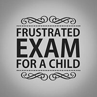 Frustrated Exam For A Child
